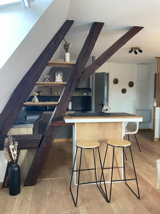 Appartamento Duplex Bord De L'Eure - Parking Inclus - Jolie Vue Sur La Cathedrale Chartres Esterno foto