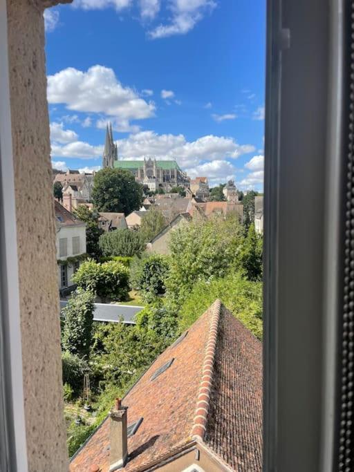 Appartamento Duplex Bord De L'Eure - Parking Inclus - Jolie Vue Sur La Cathedrale Chartres Esterno foto